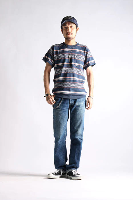 WESTRIDE  Classic NGT Jacquard Tee / Navy