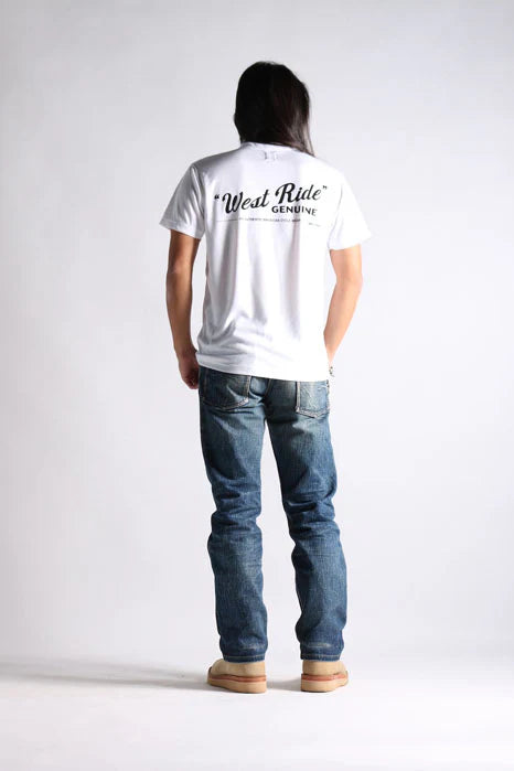 WESTRIDE  Power Dry Logo Tee / White