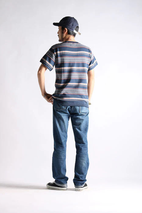 WESTRIDE  Classic NGT Jacquard Tee / Navy