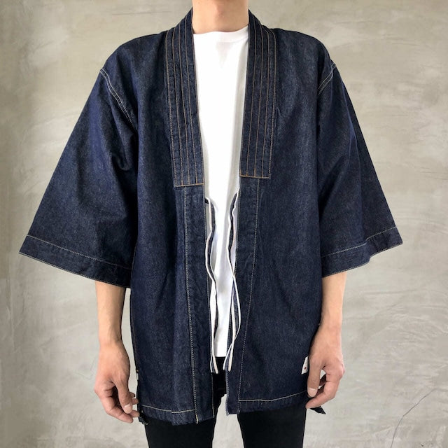 Blue Sakura "DENTO" DENIM KIMONO JACKET ［WASHI ver.］