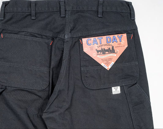 Workers cat day painter pants (black)