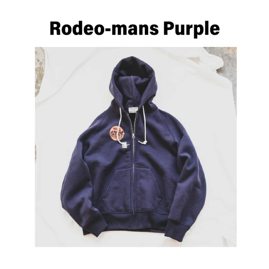 XX DEVELOPMENT
Sure's "Awesome" Zip Corn Head Hoodie / Rodeo-mans Purple