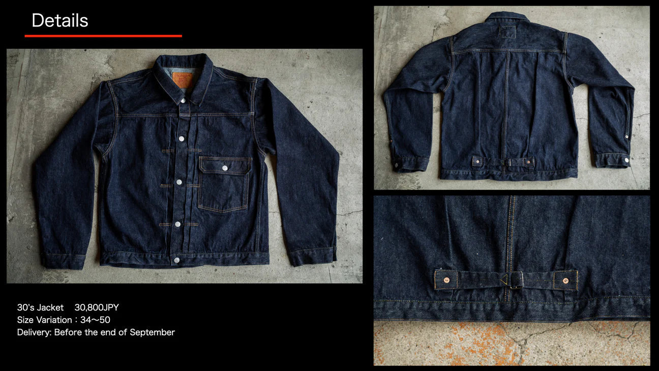 TCB New 30's Jacket / Type 1st / One Wash