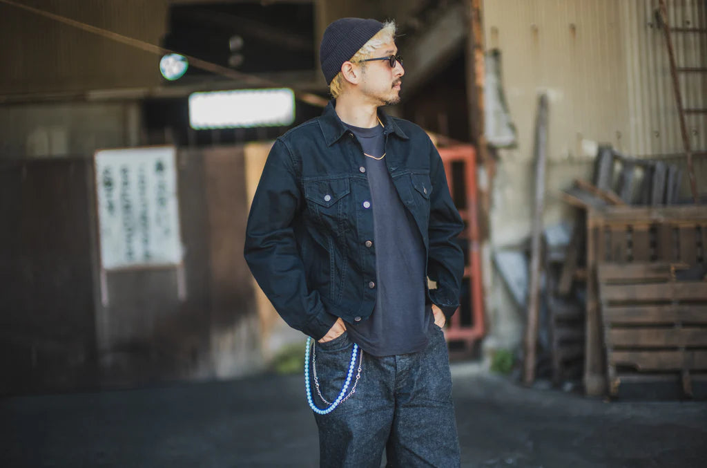 TCB jeans/ 60's Trucker Jacket BKBK / One-Wash