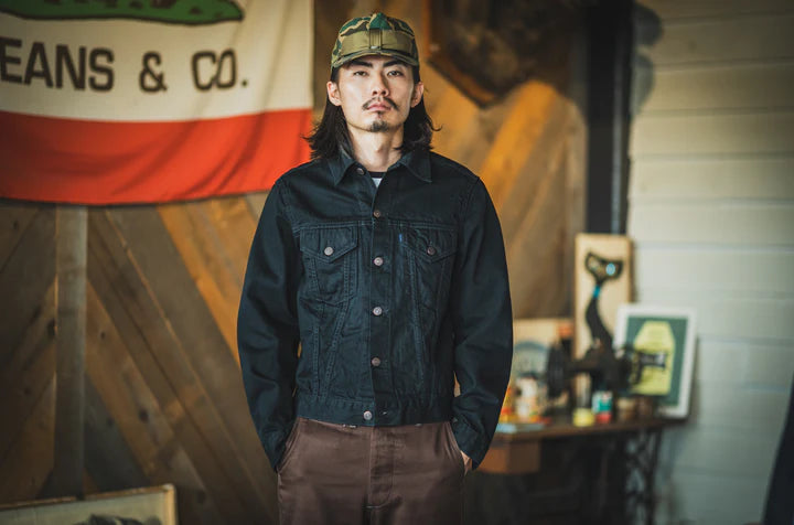 TCB jeans/ 60's Trucker Jacket BKBK / One-Wash