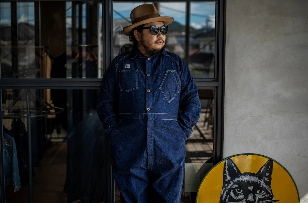 TCB jeans/ Black Cat Crew Suit