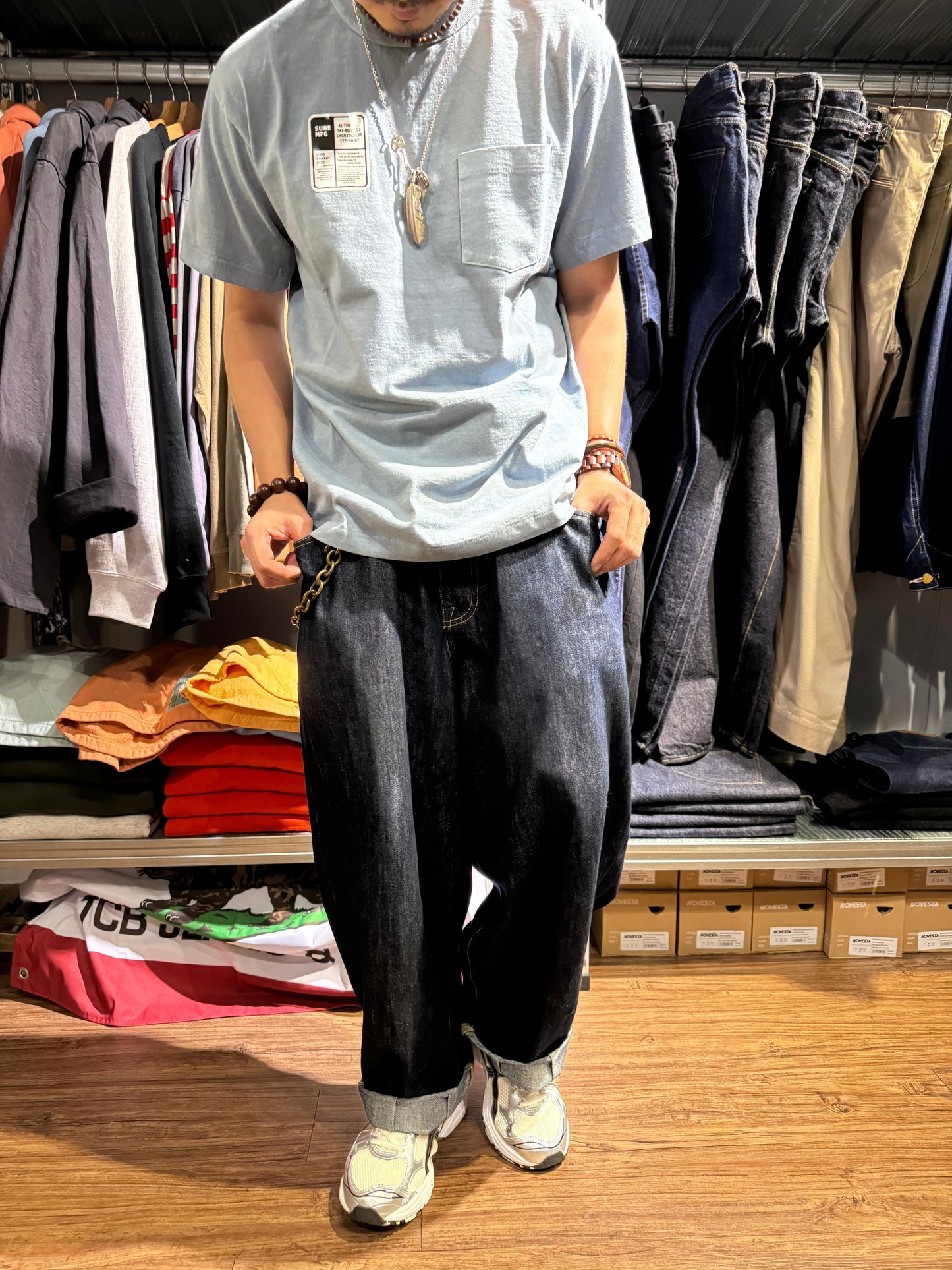 XX Development Sure’s S/S Pocket Tee / indigo zombie