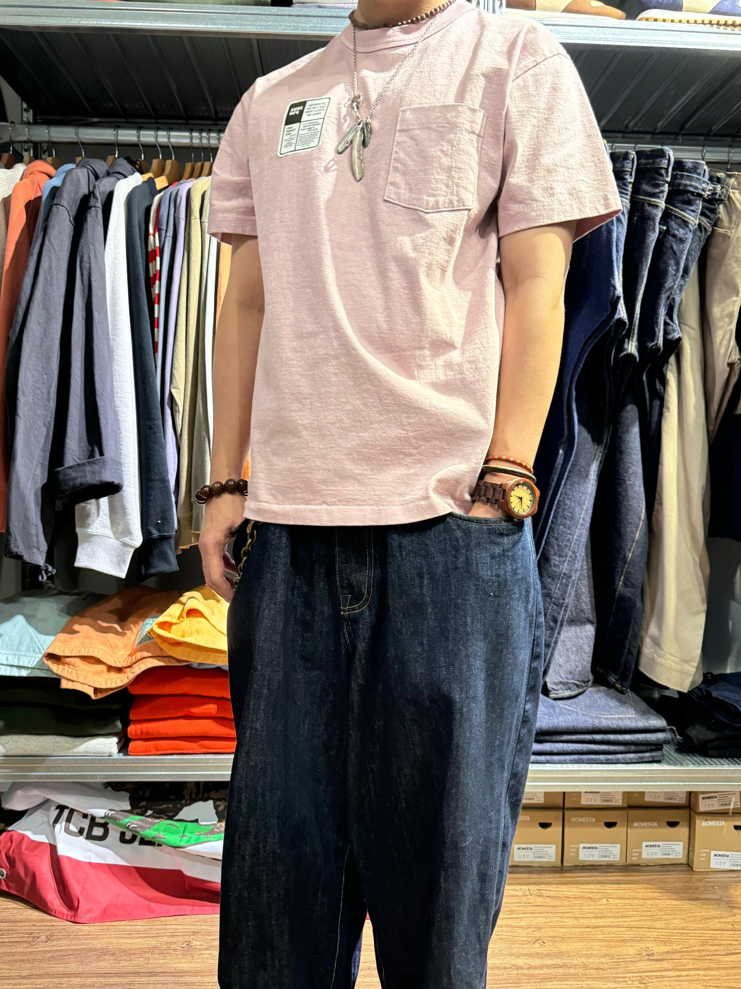 XX Development Sure’s S/S Pocket Tee / lilac