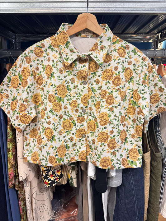 MATSURI/ ROSE CROP TOP
