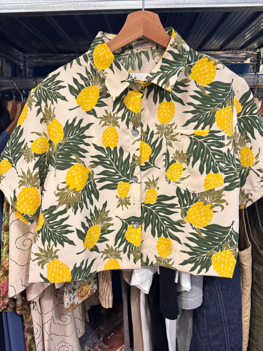 MATSURI/ PINEAPPLE CROP TOP