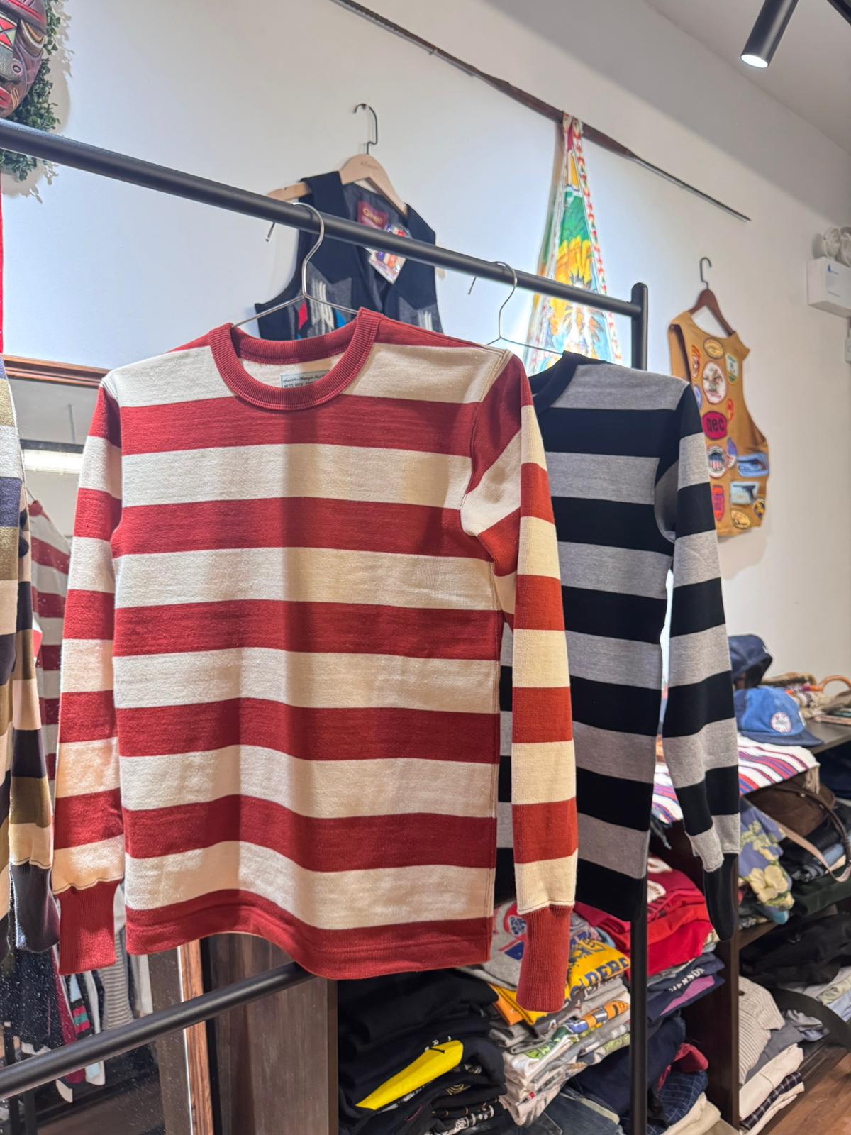 West Ride/ HEAVY BORDER LONG TEE (4 colors)