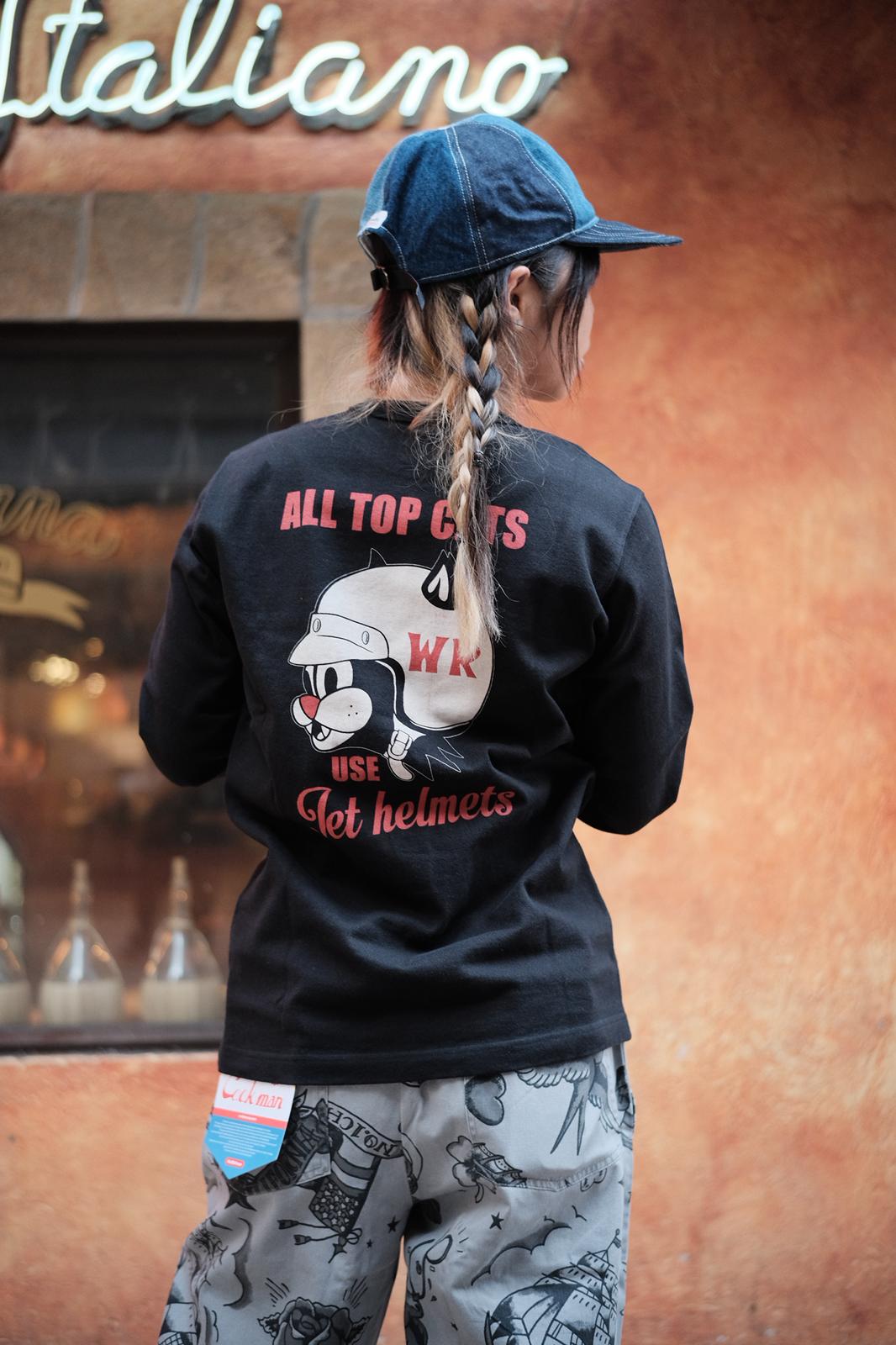 West Ride/ Cat helmet long sleeves tee (4 colors)