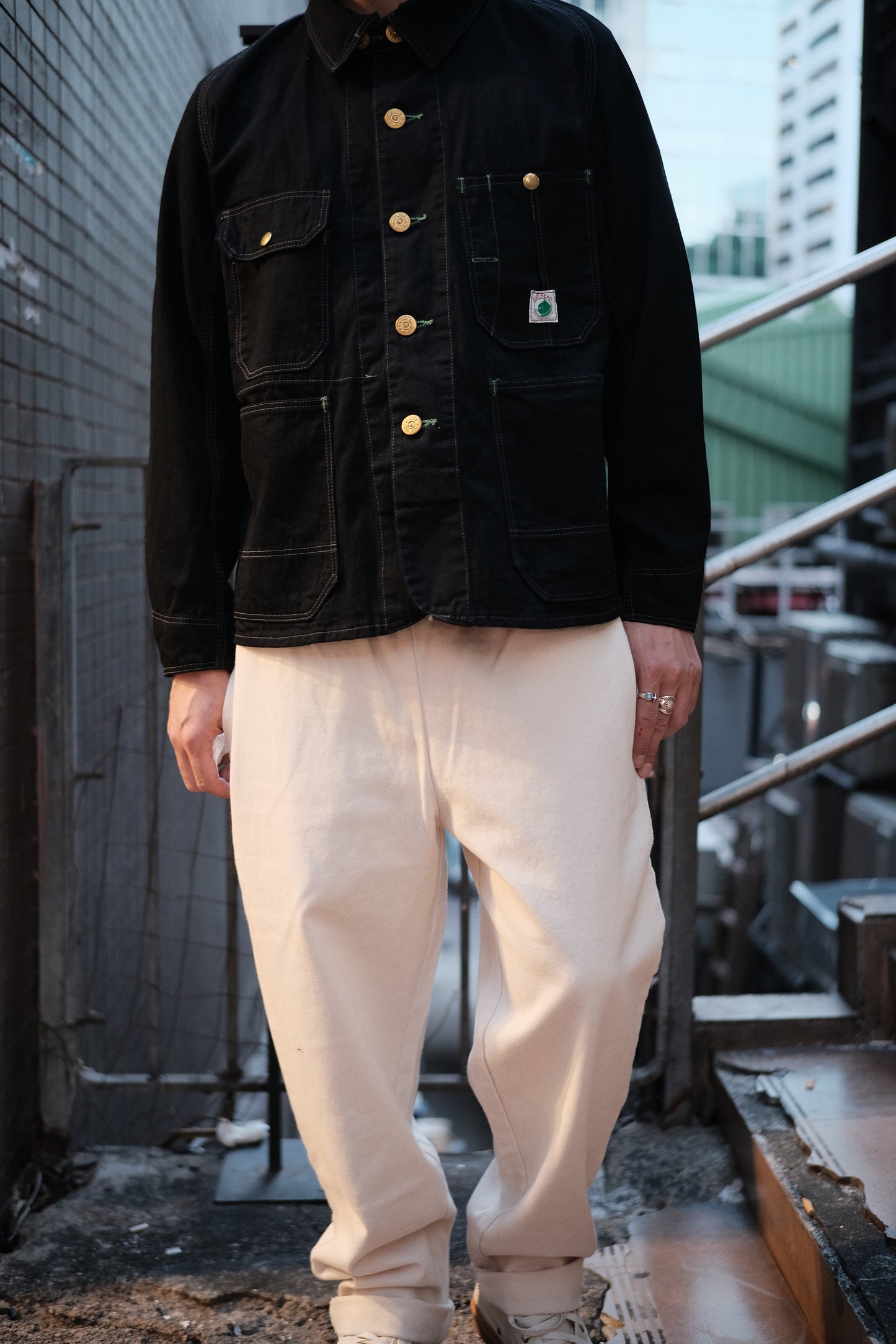 TCB/ Cat head jacket in black