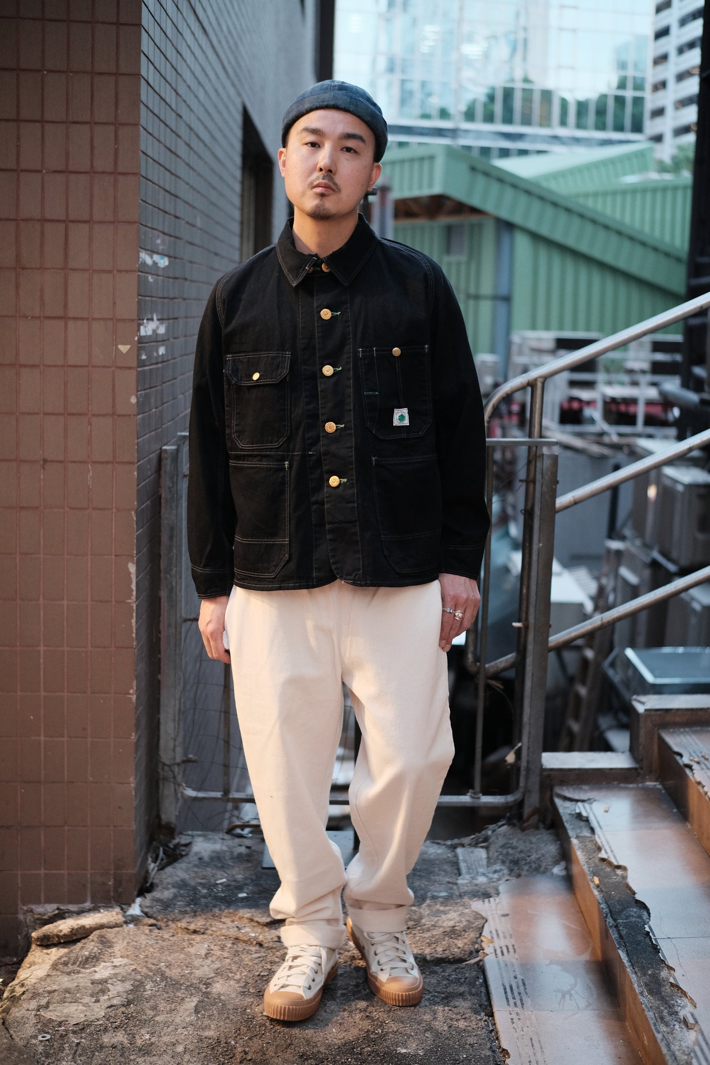 TCB/ Cat head jacket in black
