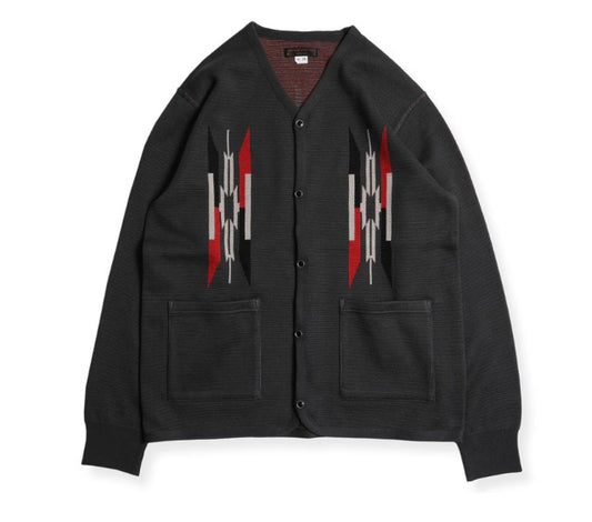 West Ride/ NGT NATIVE CARDIGAN (CHARCOAL)