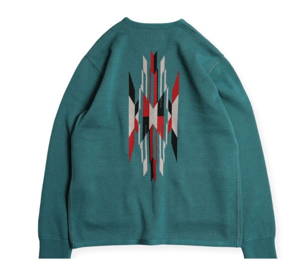 West Ride/ NGT NATIVE CARDIGAN (TURQUOISE)