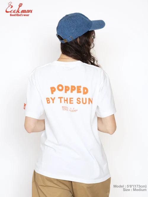 Cookman Tees - BjornQorn Popped by The Sun : White