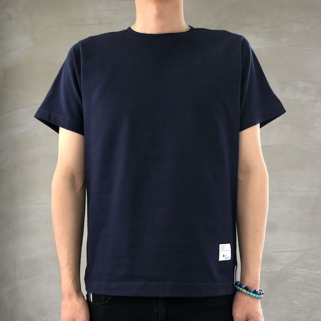 Blue Sakura CUTOFF T-SHIRT / NAVY