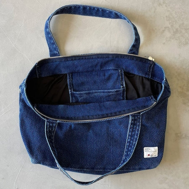 Blue Sakura "DENTO" SASHIKO TOTE BAG