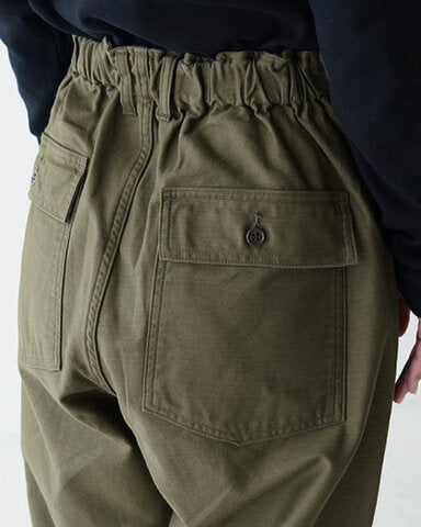Ordinary fits/ james fatigue back satin pants (olive)
