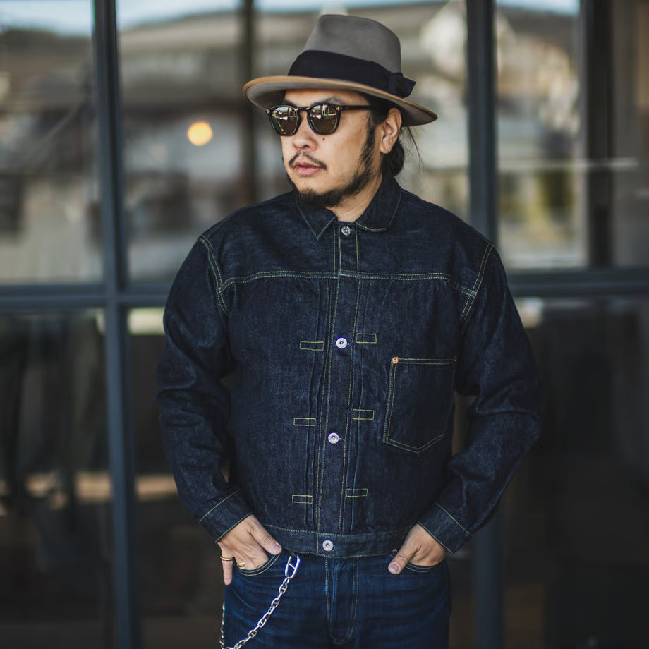 TCB jeans/ new 40's jacket