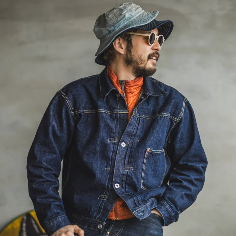 TCB jeans/ 30's hat