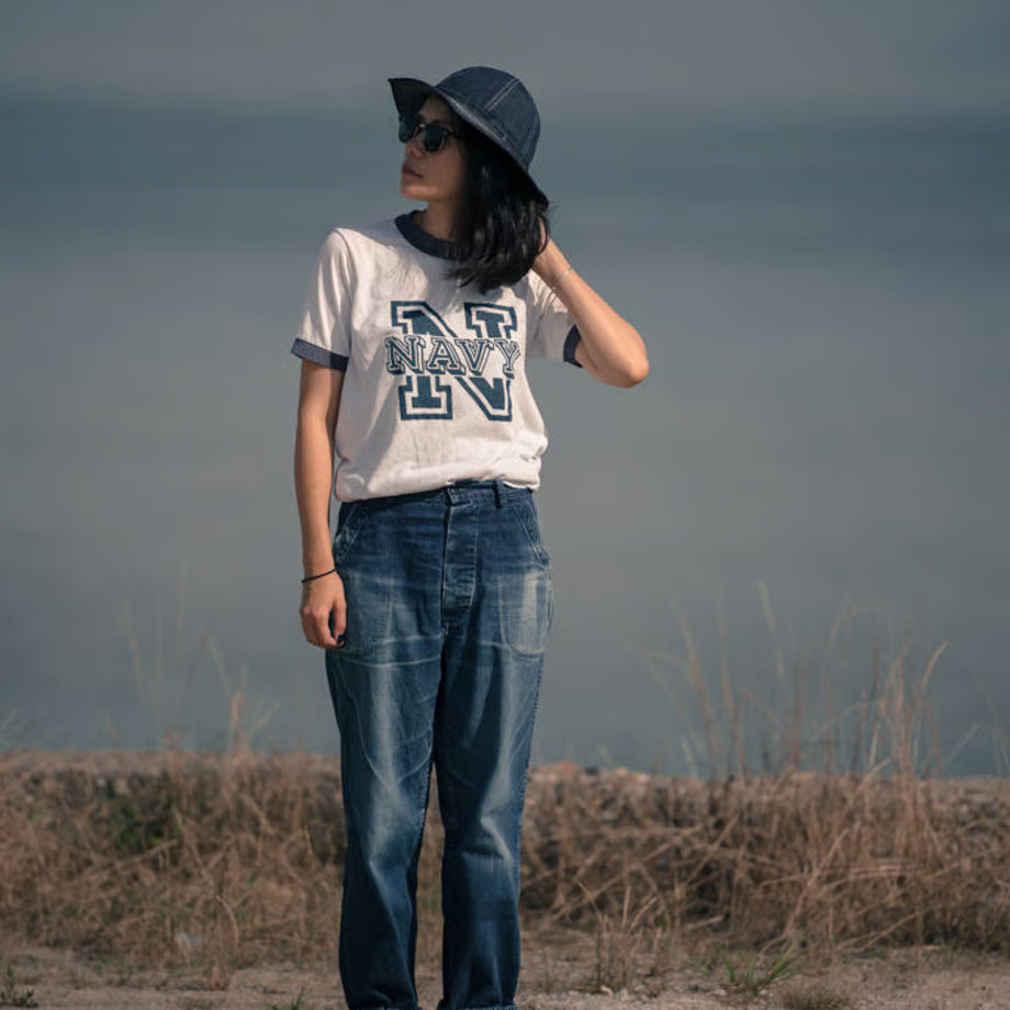 TCB jeans/ 30's hat