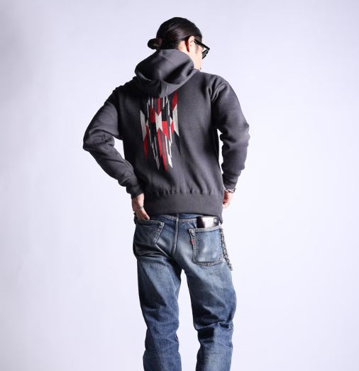 West Ride/ NGT NATIVE HOODIE (CHARCOAL)