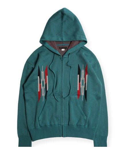 West Ride/ NGT NATIVE HOODIE (TURQUOISE)