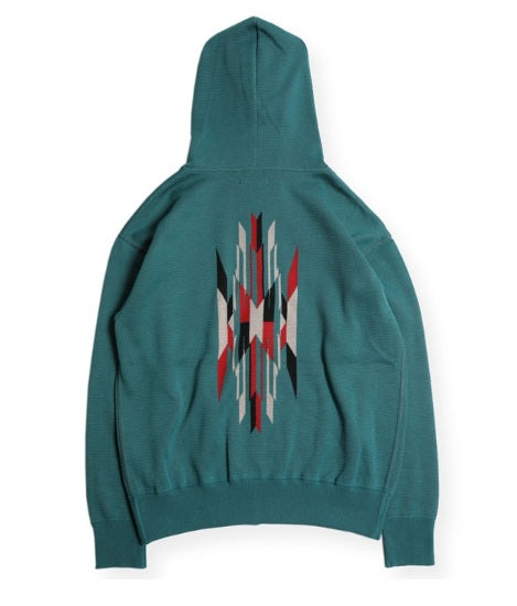West Ride/ NGT NATIVE HOODIE (TURQUOISE)