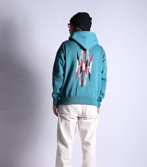 West Ride/ NGT NATIVE HOODIE (TURQUOISE)
