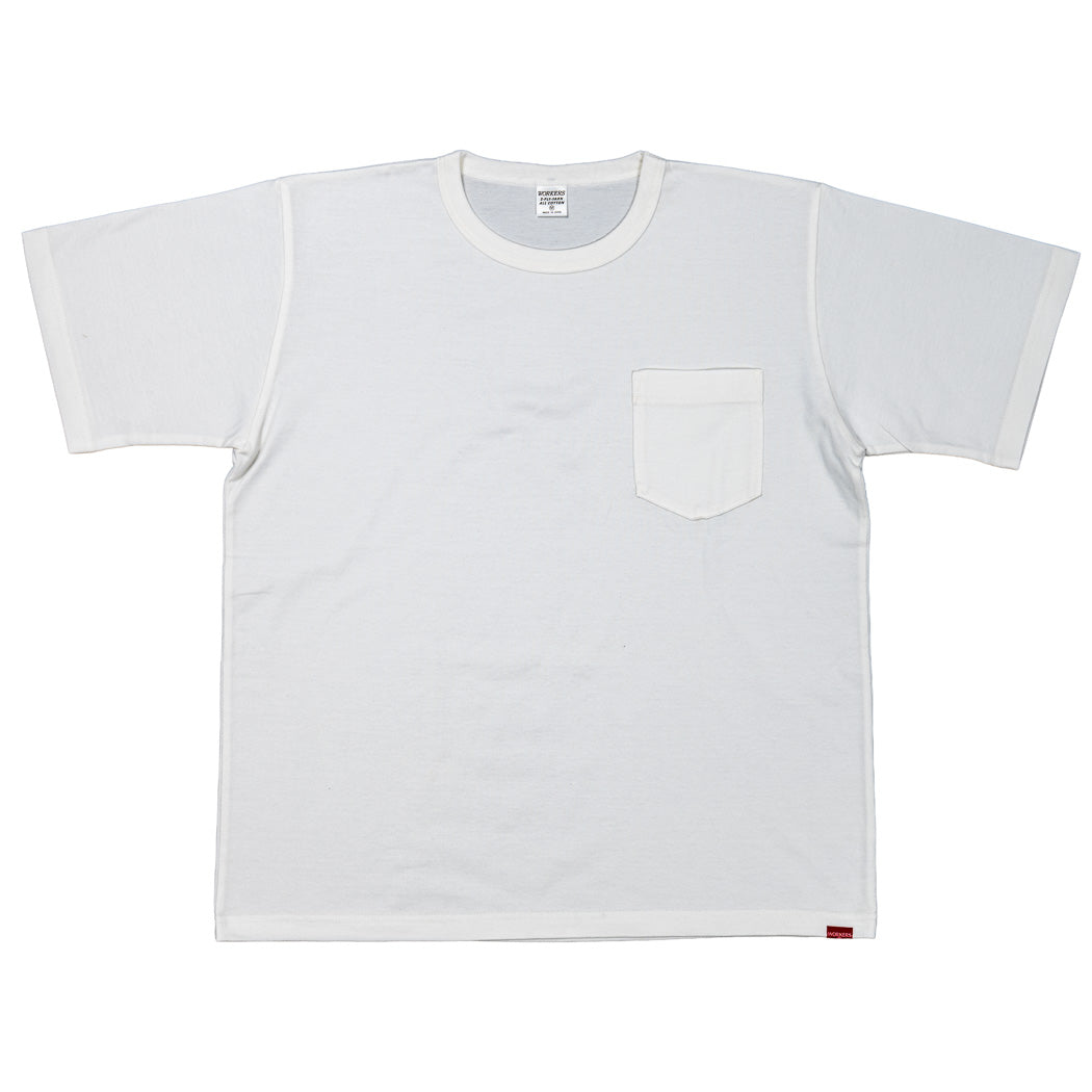 Workers/ 2 PLY Pocket, REGULAR Fit, White