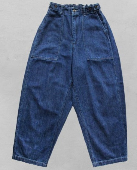 Ordinary fits/ james fatigue back satin pants (denim)