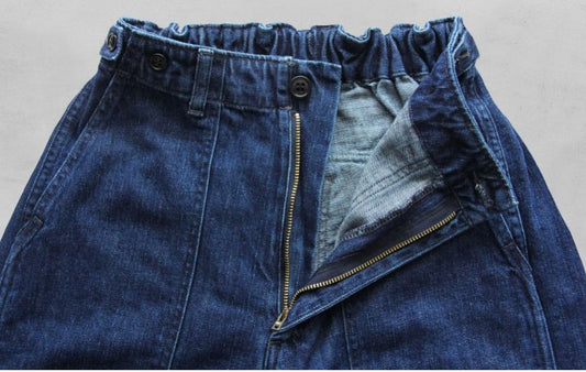 Ordinary fits/ james fatigue back satin pants (denim)