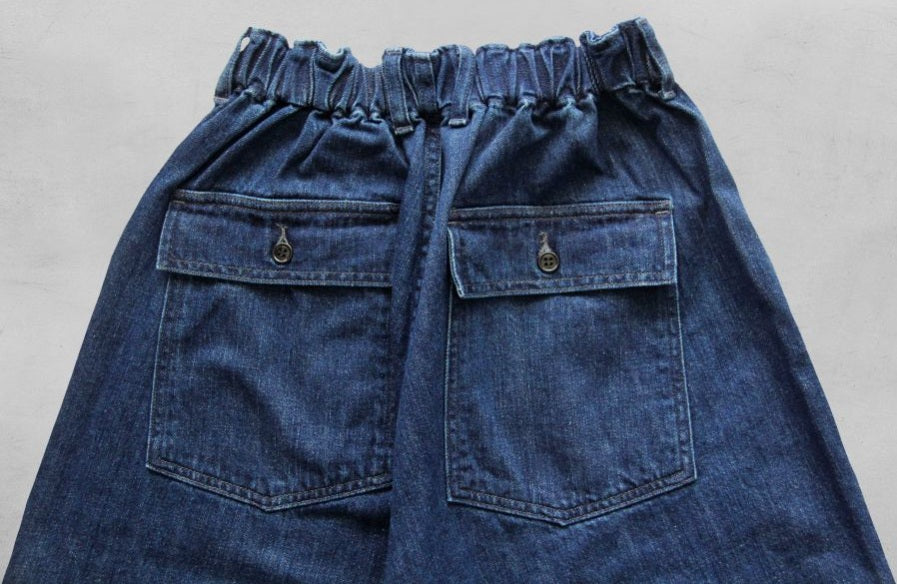 Ordinary fits/ james fatigue back satin pants (denim)